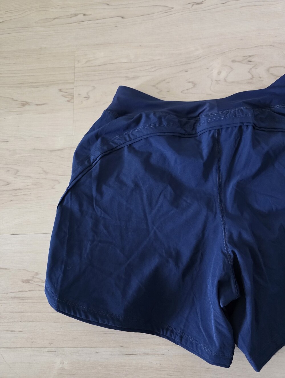 Lands’ End Women’s Size 8 Navy Blue Active Athletic Shorts Stretch Pockets - Picture 7 of 8